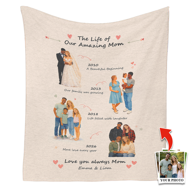 The Story of Our Family Blanket, Mother’s Day Gift for Mom