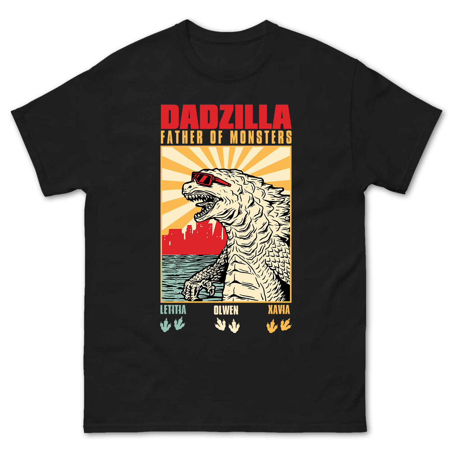 dadzilla father of the monsters Dadzilla: Father of Monsters T-Shirt