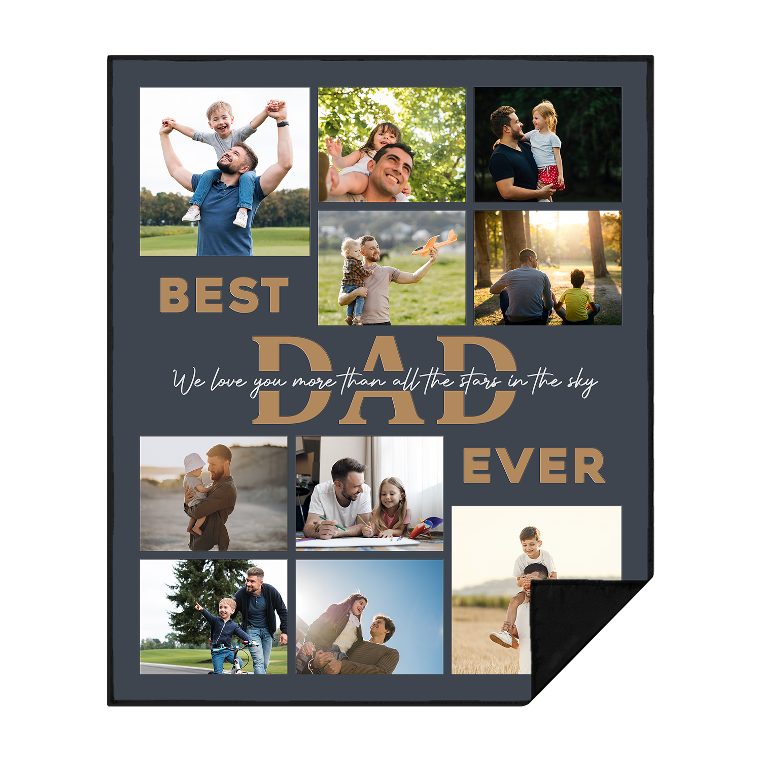Best Dad Ever Personalized Picnic Blanket
