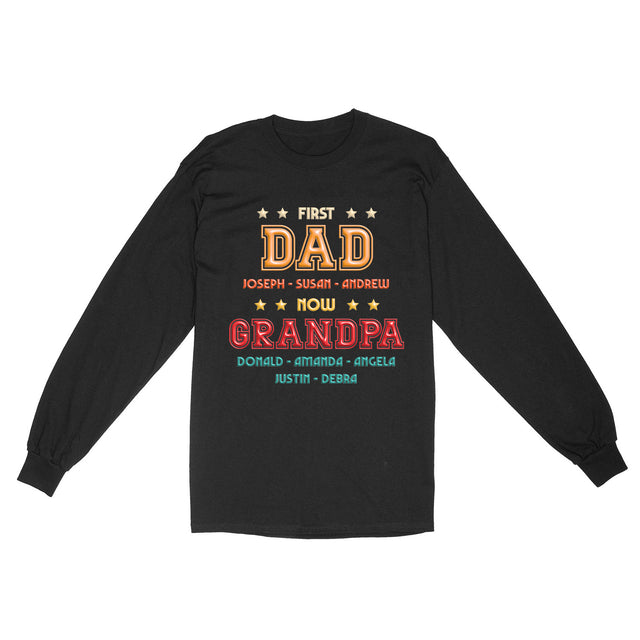 First Dad Now Grandpa Shirt