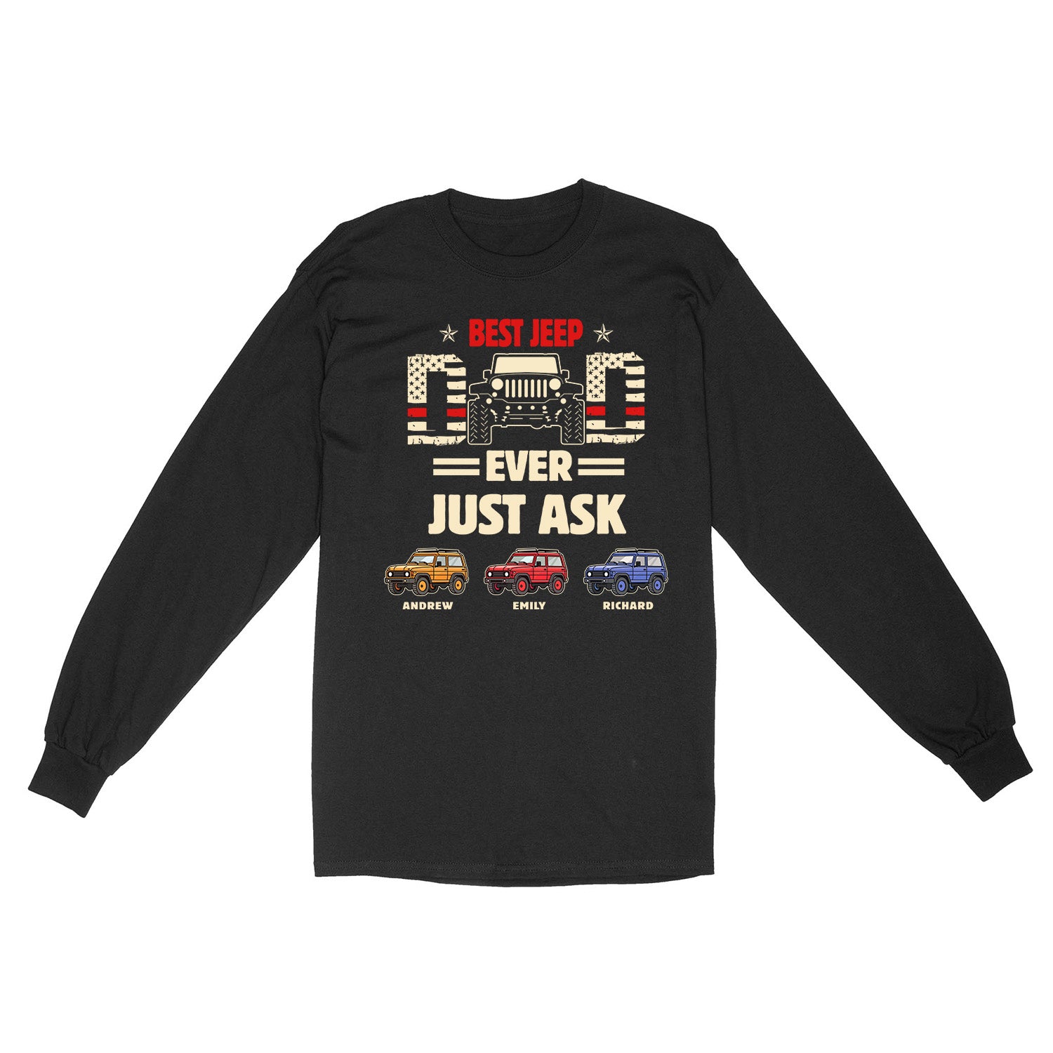 Custom Best Jeep Dad Ever Shirt