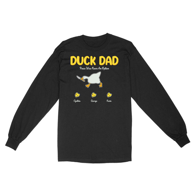 Personalized Duck Dad and Ducklings Shirt