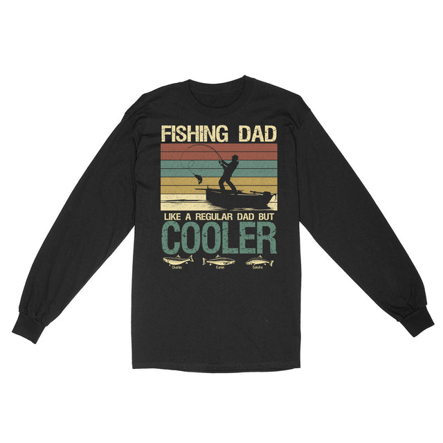 Personalized Fishing Dad Custom Children Name Shirt