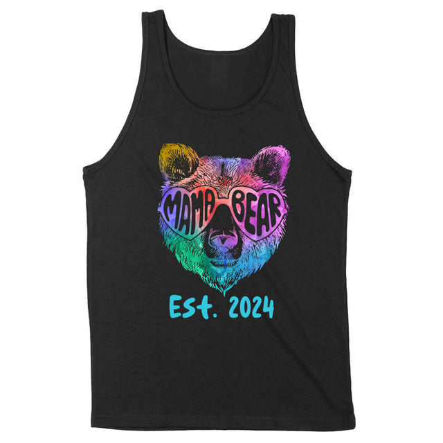 Personalized Neon Mama Bear Design Shirt
