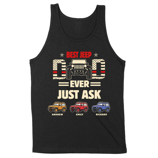 Custom Best Jeep Dad Ever Shirt