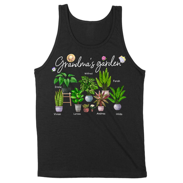 Personalized Grandma's Garden Custom Name Shirt