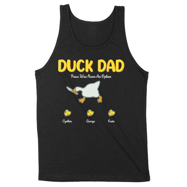 Personalized Duck Dad and Ducklings Shirt
