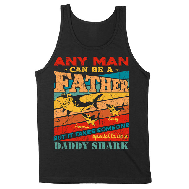 Personalized Daddy Shark Custom Children Names Shirt