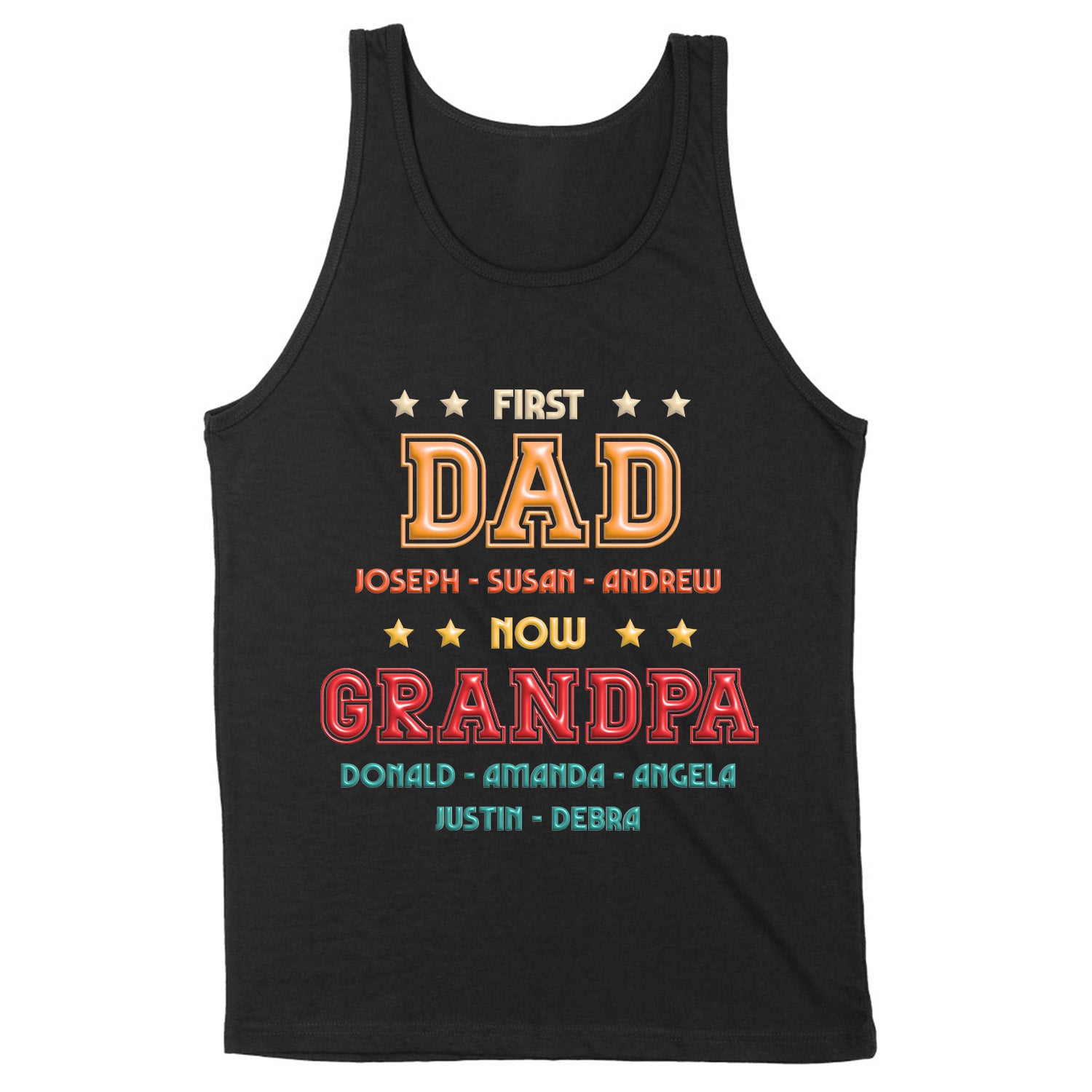 First Dad Now Grandpa Shirt