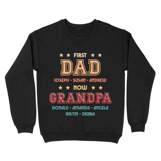 First Dad Now Grandpa Shirt