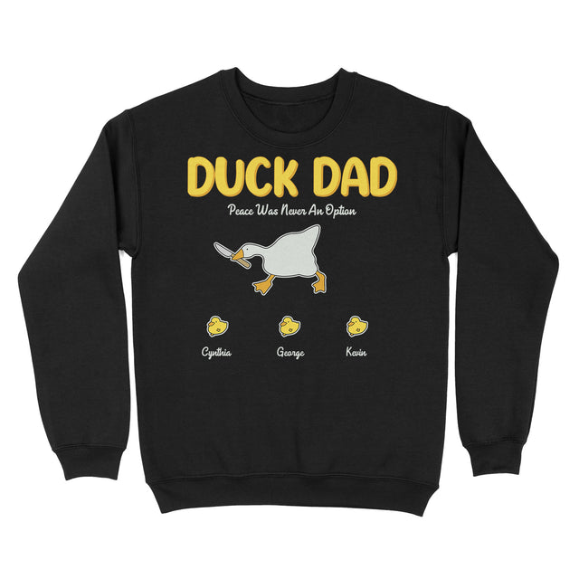 Personalized Duck Dad and Ducklings Shirt