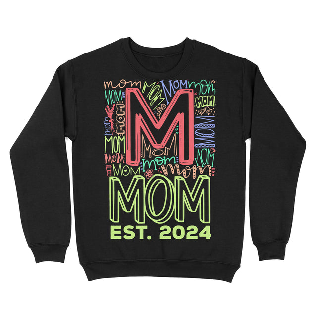 Personalized Mom Shirt Colorful Design