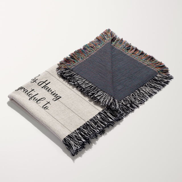 One Line Art Polar Bear Family Puzzle Blanket, Custom Family Name & Date