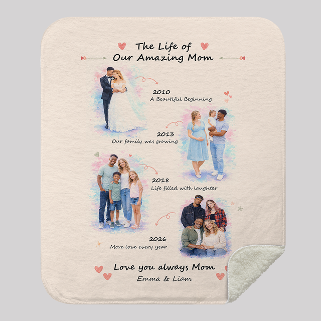 The Story of Our Family Blanket, Mother’s Day Gift for Mom