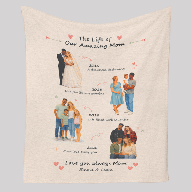The Story of Our Family Blanket, Mother’s Day Gift for Mom