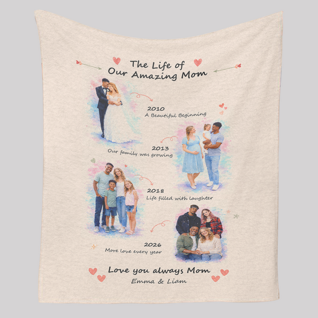The Story of Our Family Blanket, Mother’s Day Gift for Mom