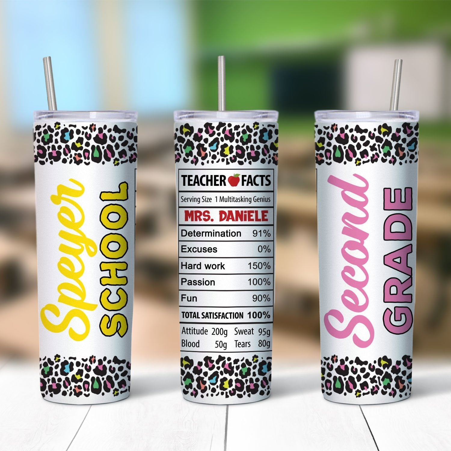 Celebrate Teachers With This 18 Oz Skinny Tumbler That is Convenient and  Easy to Use When on the Go 