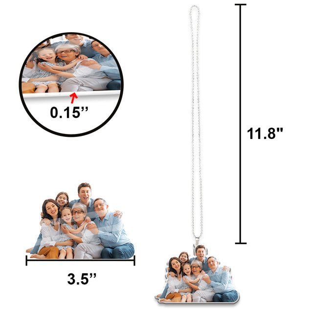 Custom Photo Car Ornament