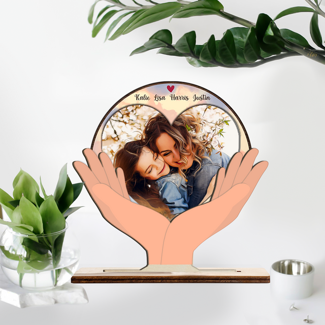 Custom Portrait From Photo, Cartoon Style, Wooden Plaque 3 Layers