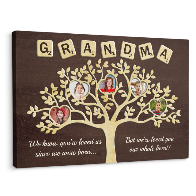 Grandma Tree - Custom Photo, Canvas