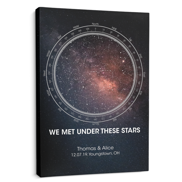 Custom Night Sky And Text Galaxy Background