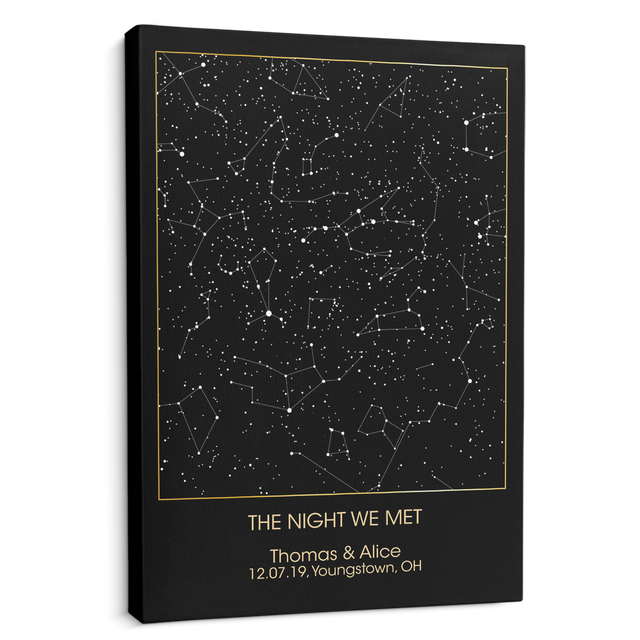 Customizable Night Sky And Text Black Background