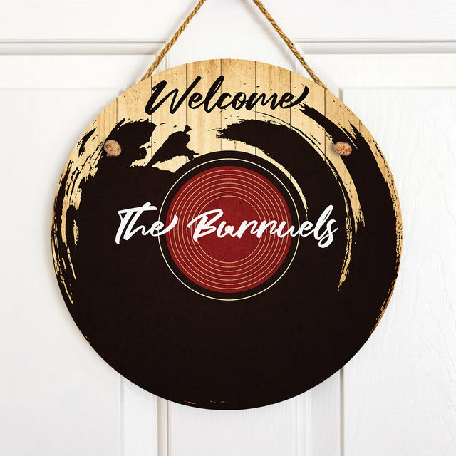 Customizabled Door Sign, Custom Family Name