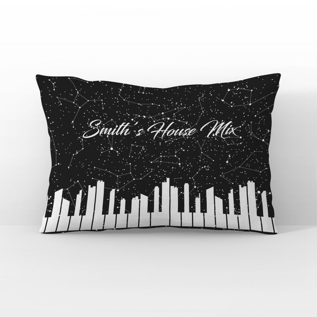 Custom Star Map, Customizable Text, Pillow