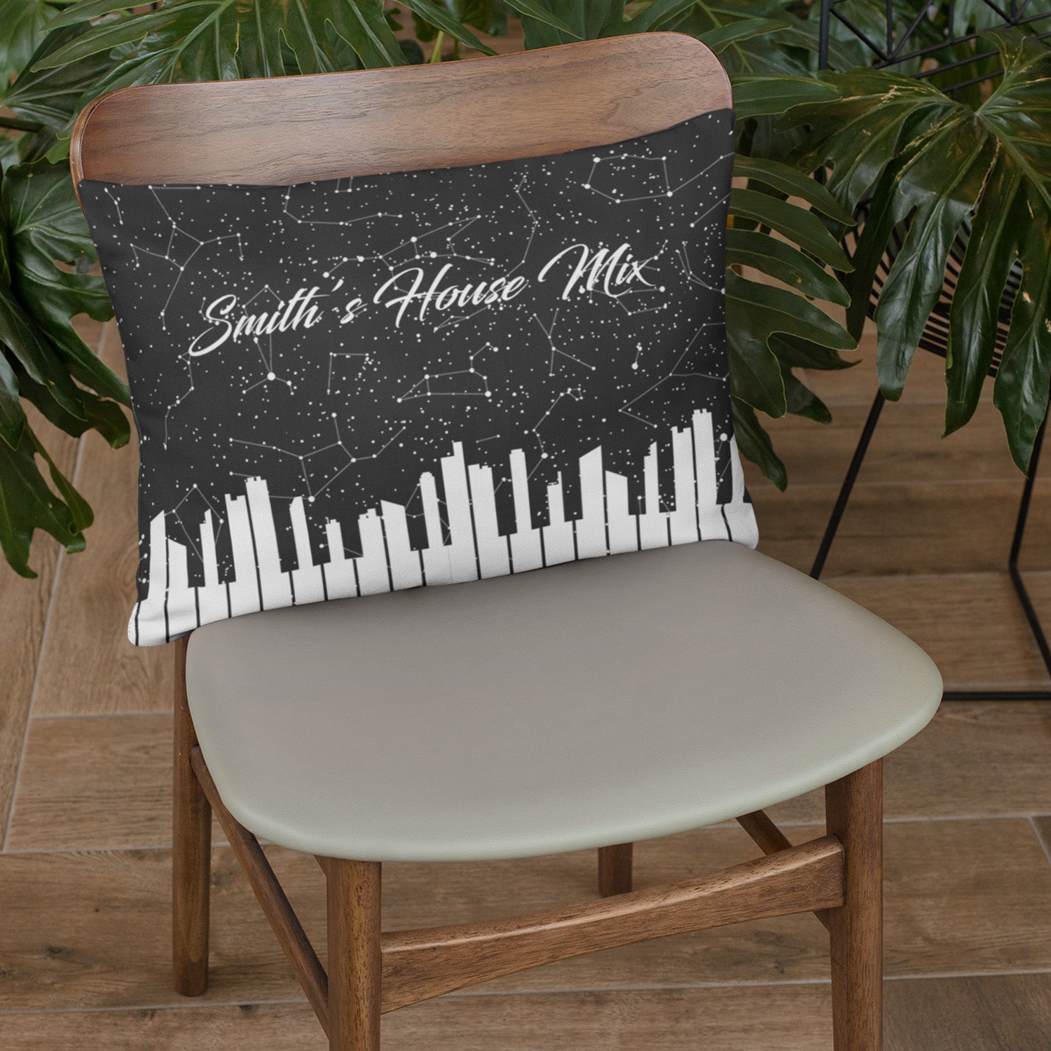Custom Star Map, Customizable Text, Pillow