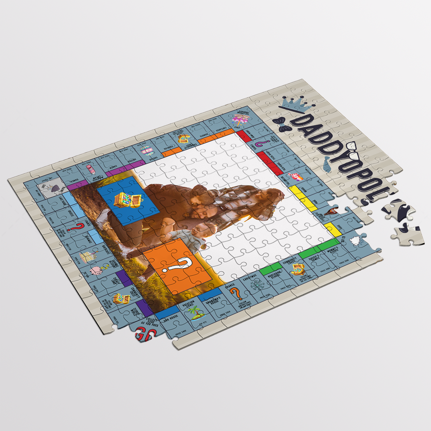 Daddyopoly, Custom Photo, Jigsaw Puzzles