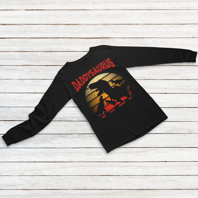 Daddysaurus Personalized Shirt