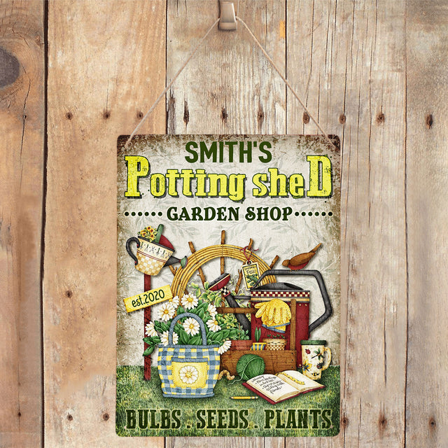 Customizabled Garden Sign, Bulbs Seeds Plants
