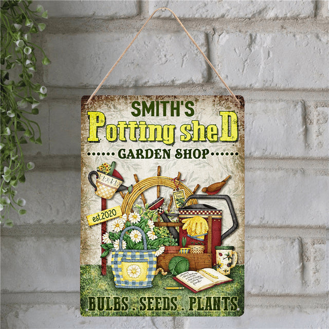 Customizabled Garden Sign, Bulbs Seeds Plants