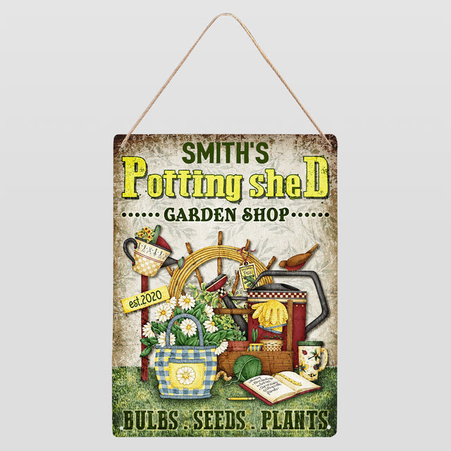 Customizabled Garden Sign, Bulbs Seeds Plants