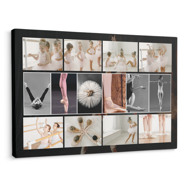 Custom Ballet Name Art And Upload Photo, Canvas Wall Art