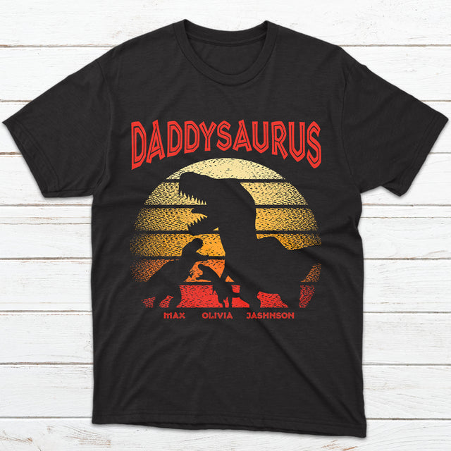 Daddysaurus Personalized Shirt