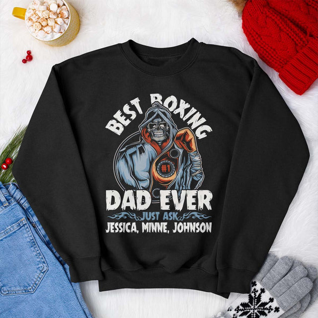 Best Boxing Dad Ever Personalized Shirt