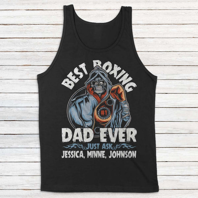 Best Boxing Dad Ever Personalized Shirt