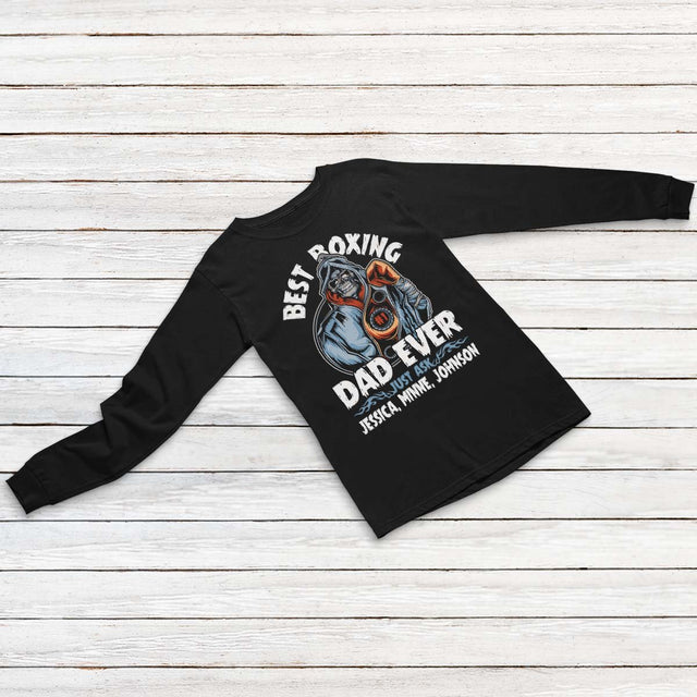 Best Boxing Dad Ever Personalized Shirt