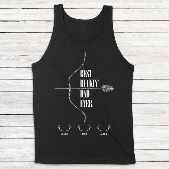 Best Buckin Dad Ever Personalized Shirt