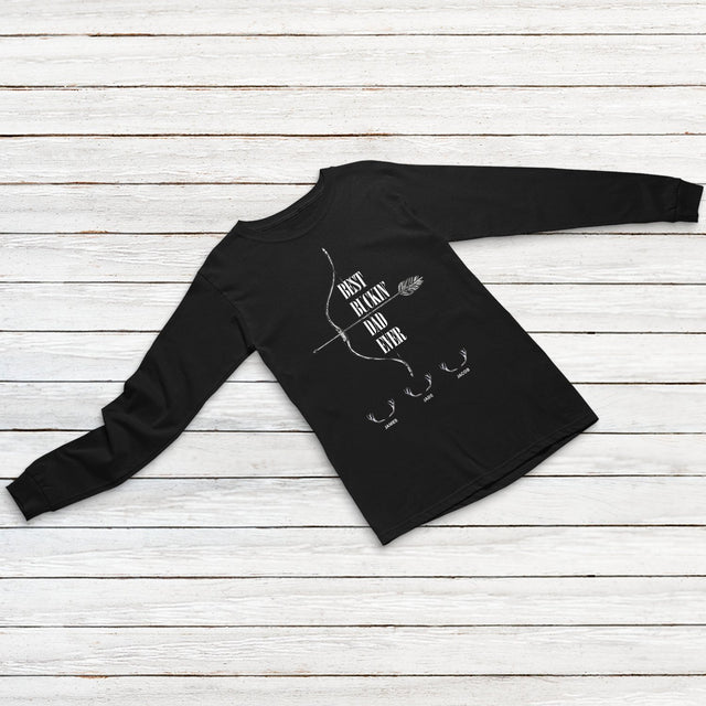 Best Buckin Dad Ever Personalized Shirt