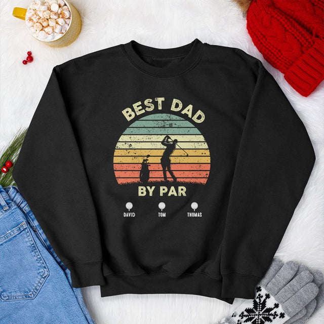 Best Dad By Par Personalized Shirt