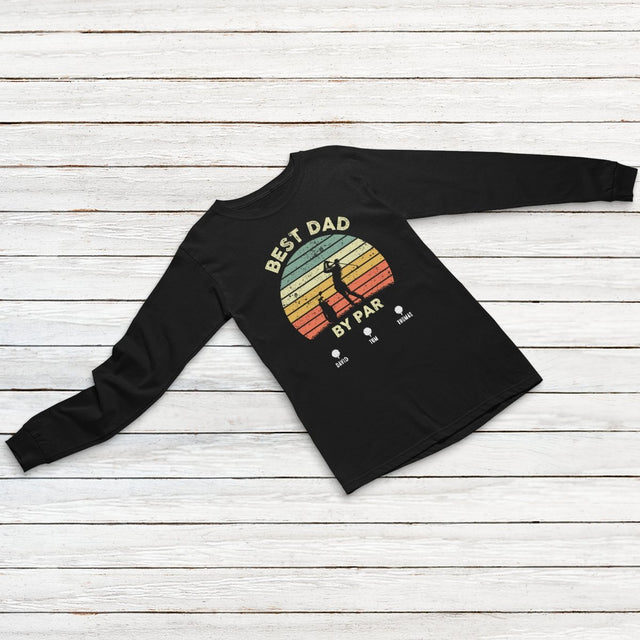 Best Dad By Par Personalized Shirt
