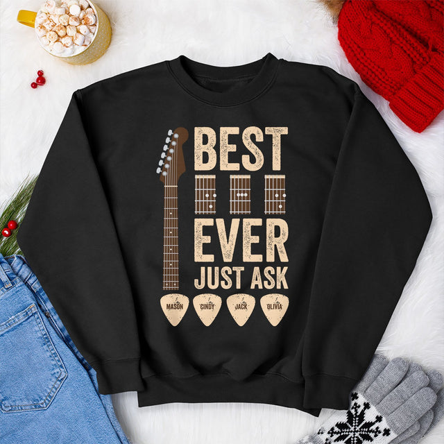 Best Guitar Dad Ever Personalized Shirt