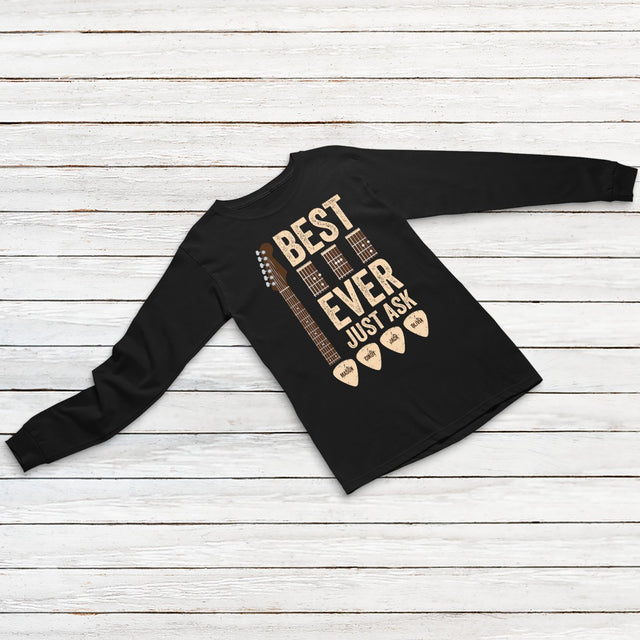 Best Guitar Dad Ever Personalized Shirt