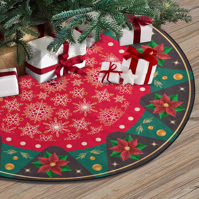 Christmas Tree Skirt, Decoration For Christmas Tree, Gift For Xmas
