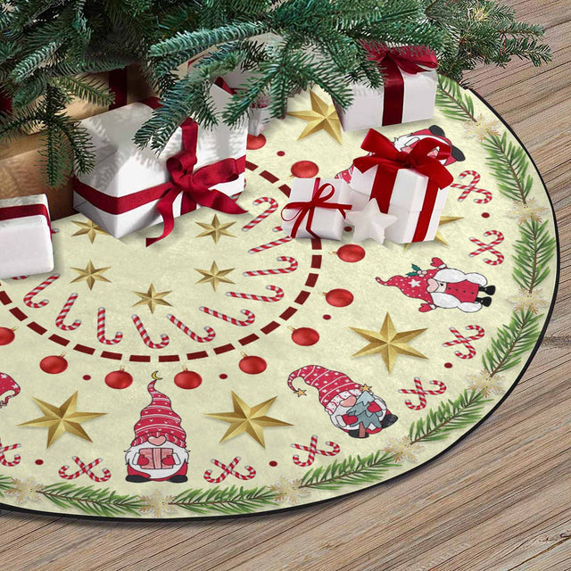 Christmas Tree Skirt, Decoration For Christmas Tree, Gnome Christmas