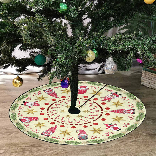 Christmas Tree Skirt, Decoration For Christmas Tree, Gnome Christmas