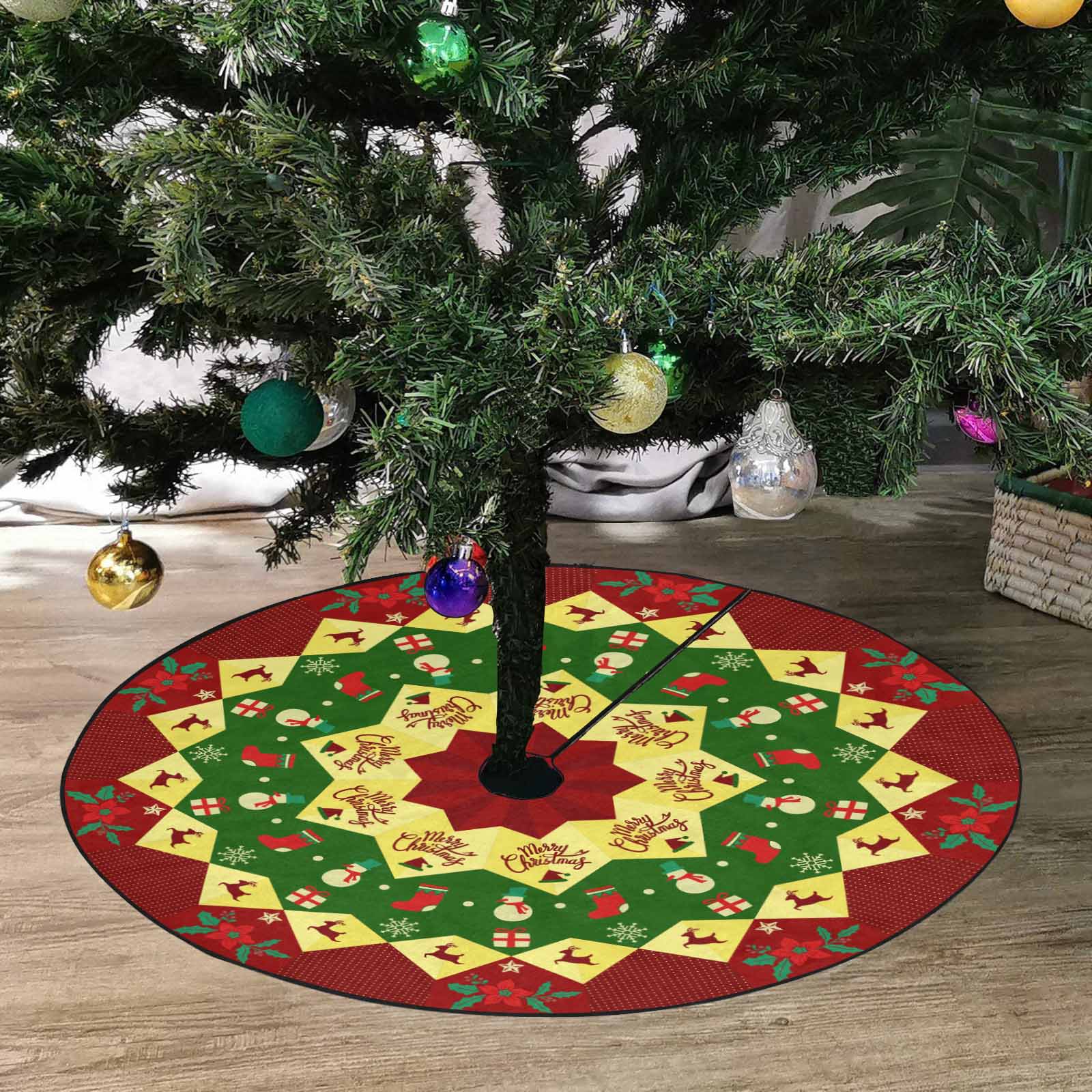 Christmas Tree Skirt, Decoration For Christmas Tree, Home Decor