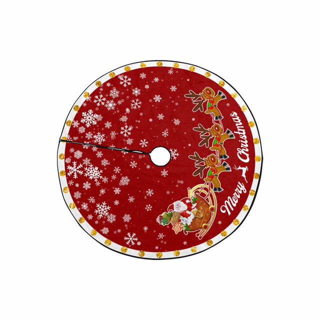 Christmas Tree Skirt, Decoration For Christmas Tree, Santa Claus